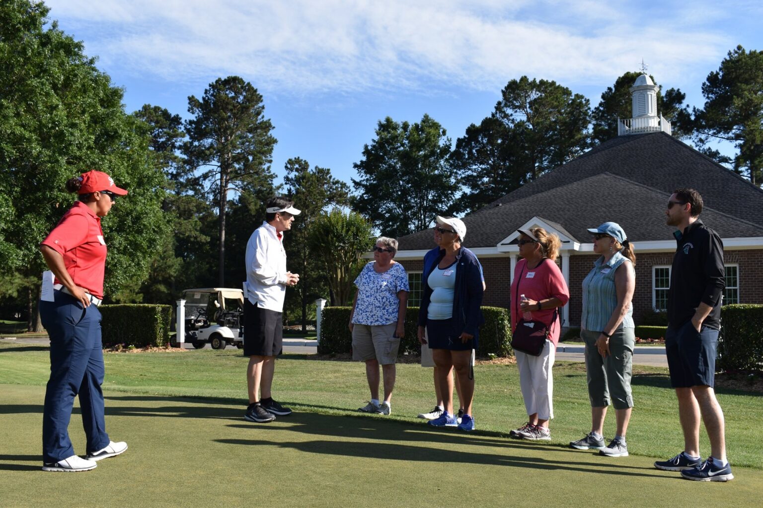 Group of Golfers attending Project Golf Event