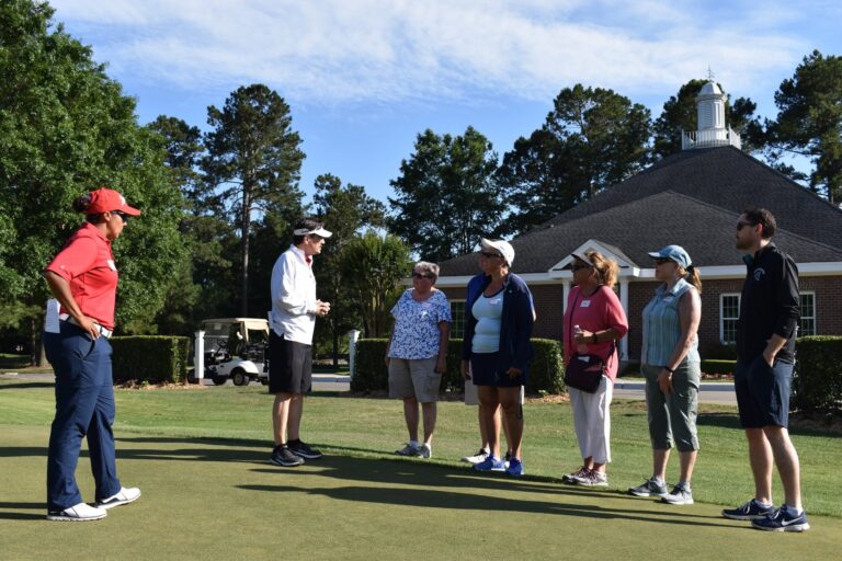 Group of Golfers attending Project Golf Event